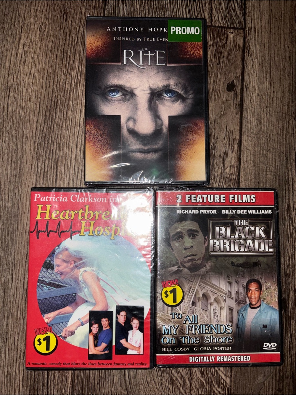 3 DVD’s